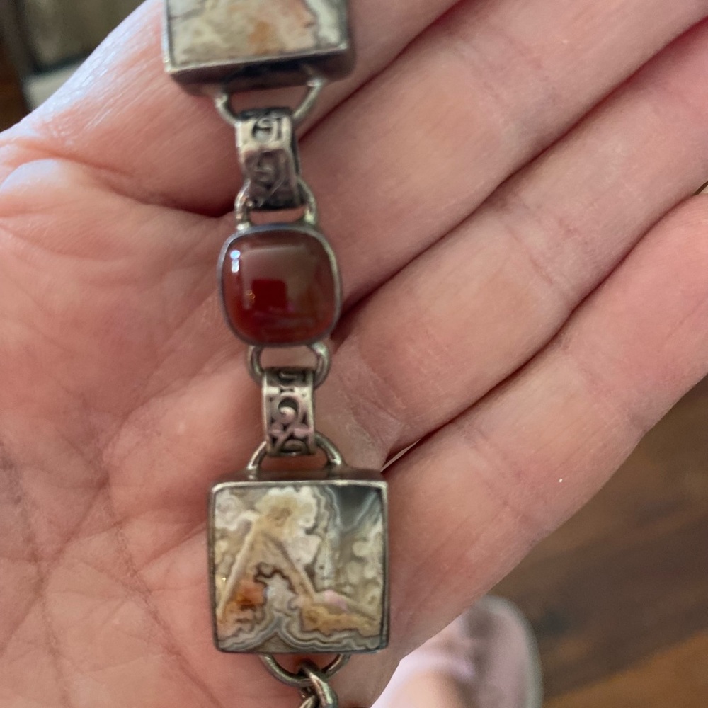 Garnet bracelet
